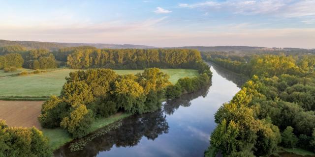 Le Canal de Nantes à Brest vue en drone