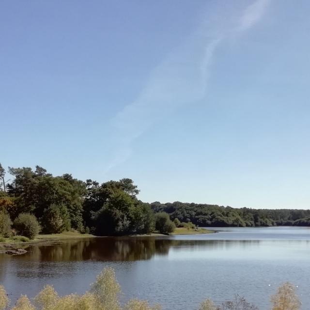 lac de Comper, château de cristal, fée Viviane, Concoret, Morbihan, Bretagne