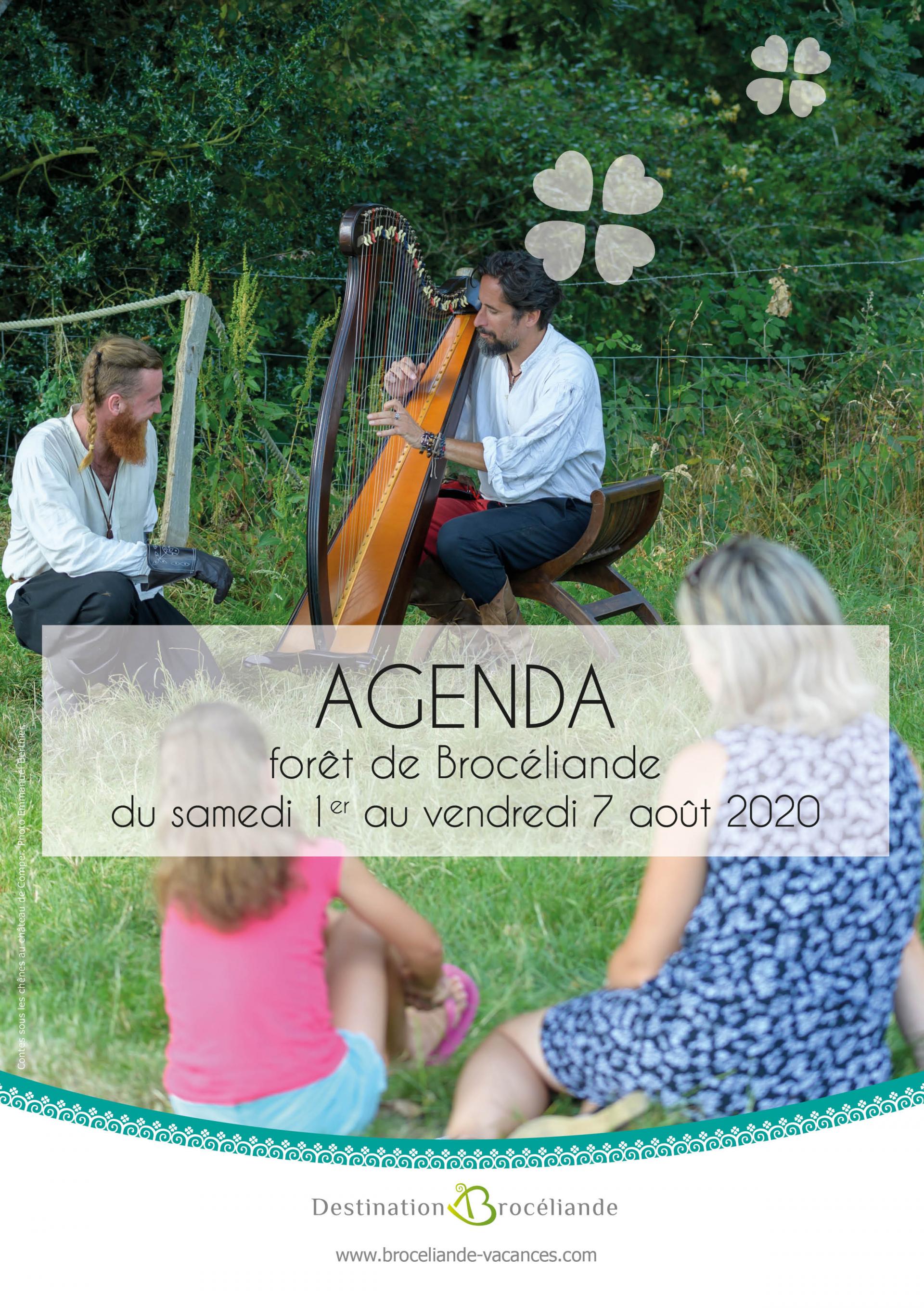agenda events Broceliande forest